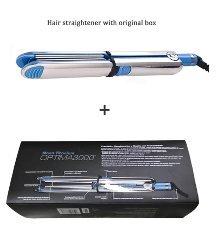 New Straightener Hair Straightener Plate Steam Flat Iron Curler Oem