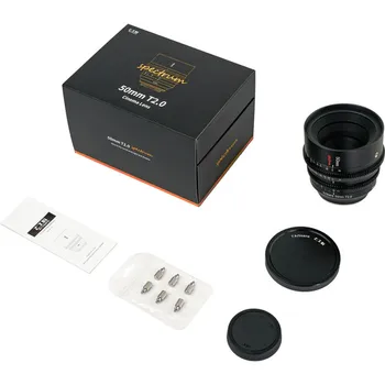 7artisans 50mm T2.0 Large Aperture Full Frame Cine Lens Manual Focus for Lei Ca L Sony E Canon R Nikon Z Mount Cinema Lens product image