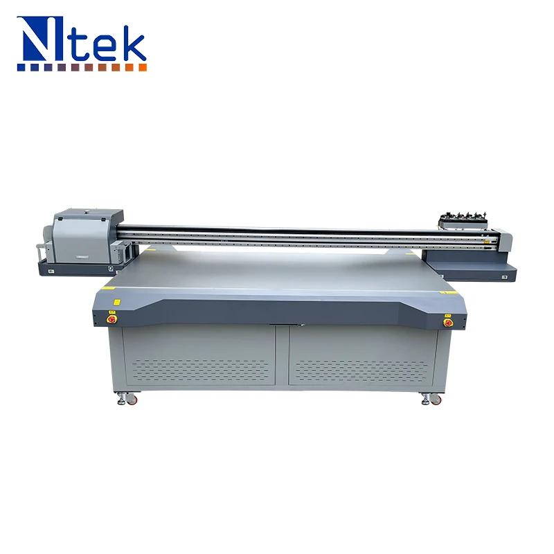 Ntek 3D Inkjet Large Format 2513 Flatbed UV Printer 3D Ceramic Tile Printing Machine
