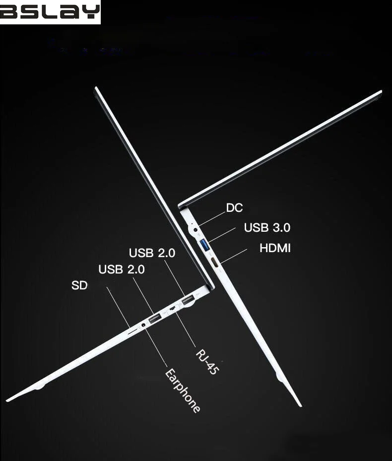 15.6 Inch Gaming With 8G RAM 1TB 512G 256G 128G 64G SSD ROM Laptop Ultrabook Intel Quad Core Windows 10 For Students Computer