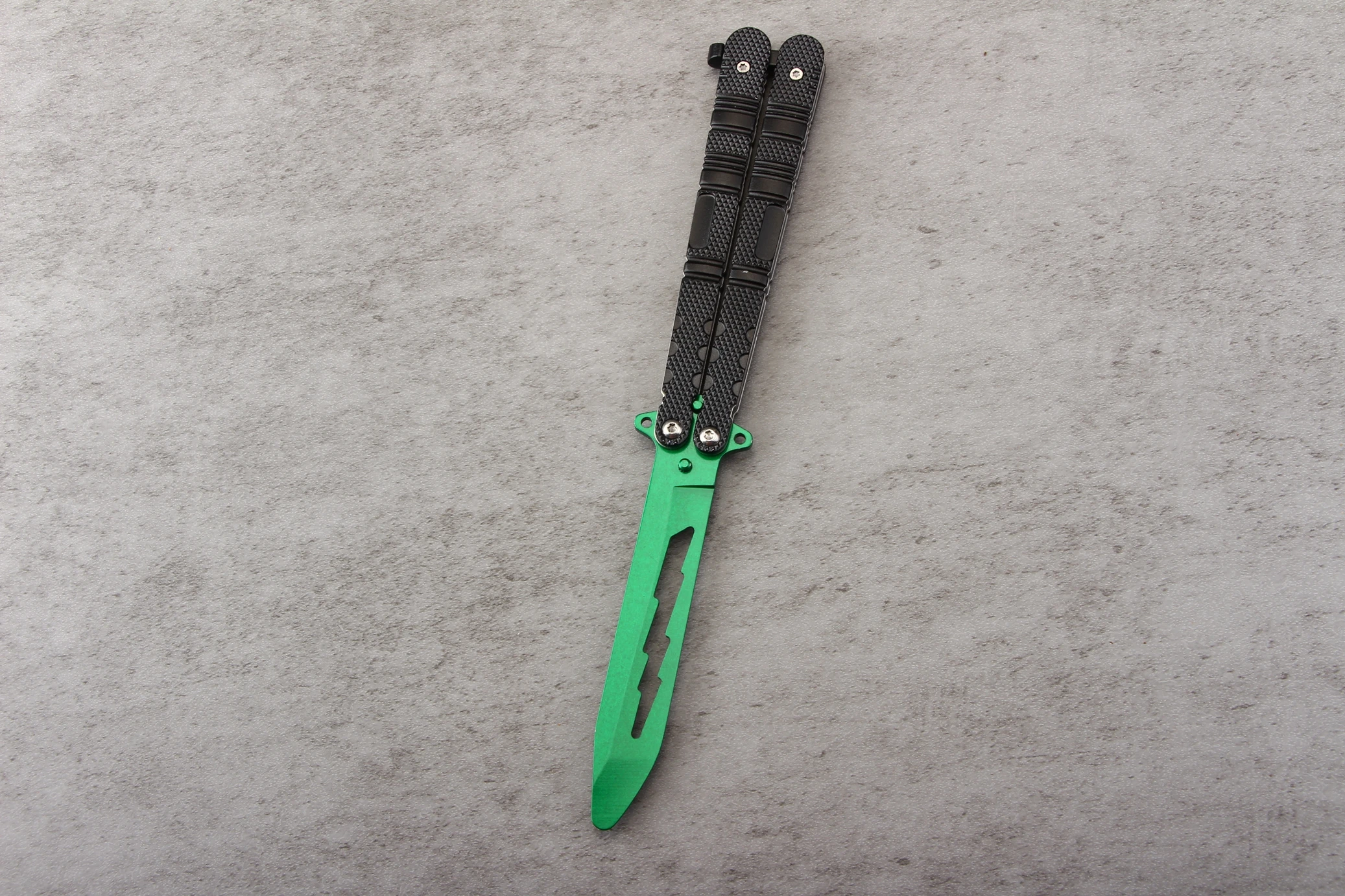 Spring Latch Butterfly Knife Practice Trainer 5.25