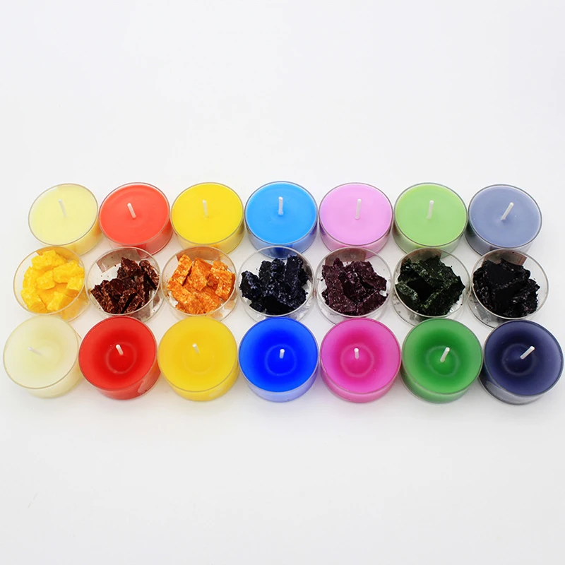 Bulk Soybean Wax Vegetable Wax Dye Block 34 Colors Eco Friendly Candle