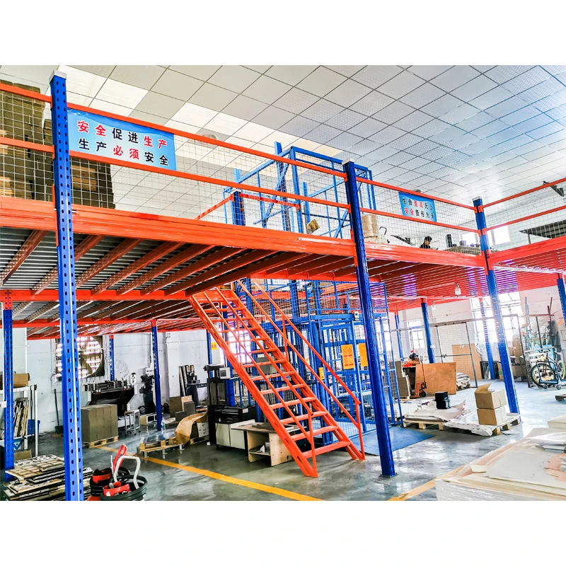 Heavy Duty Steel mezzanine rack pallet racking warehouse storage heavy duty Storage Mezzanine Platform