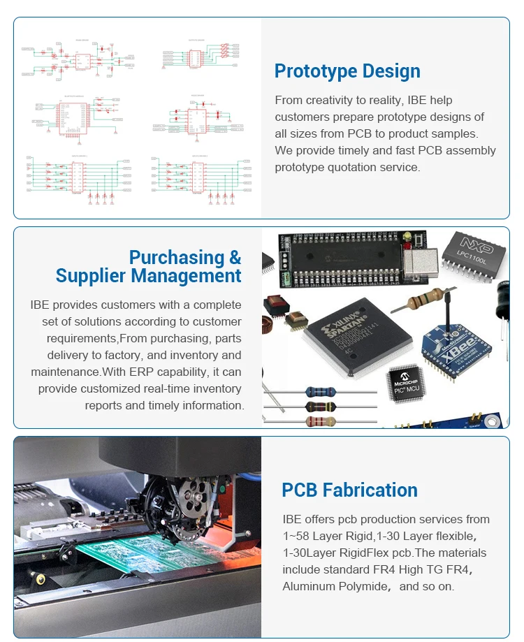 Custom Pcb Circuit Board Prototype Design Service Bom Gerber File ...