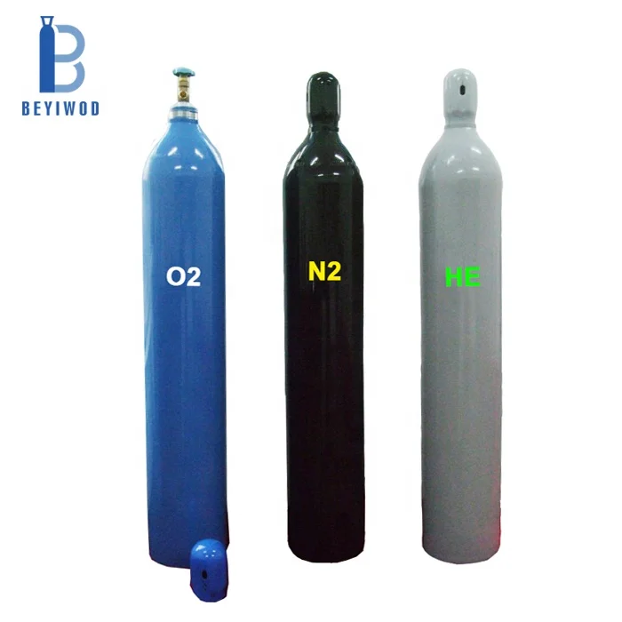 U.S.A DOT3AA UN ISO9809 Standard 2015psi 2400psi 3000psi 4350psi Teräs, typpi, argoni, CO2 Helium, happi Sekoitus kaasusylinter