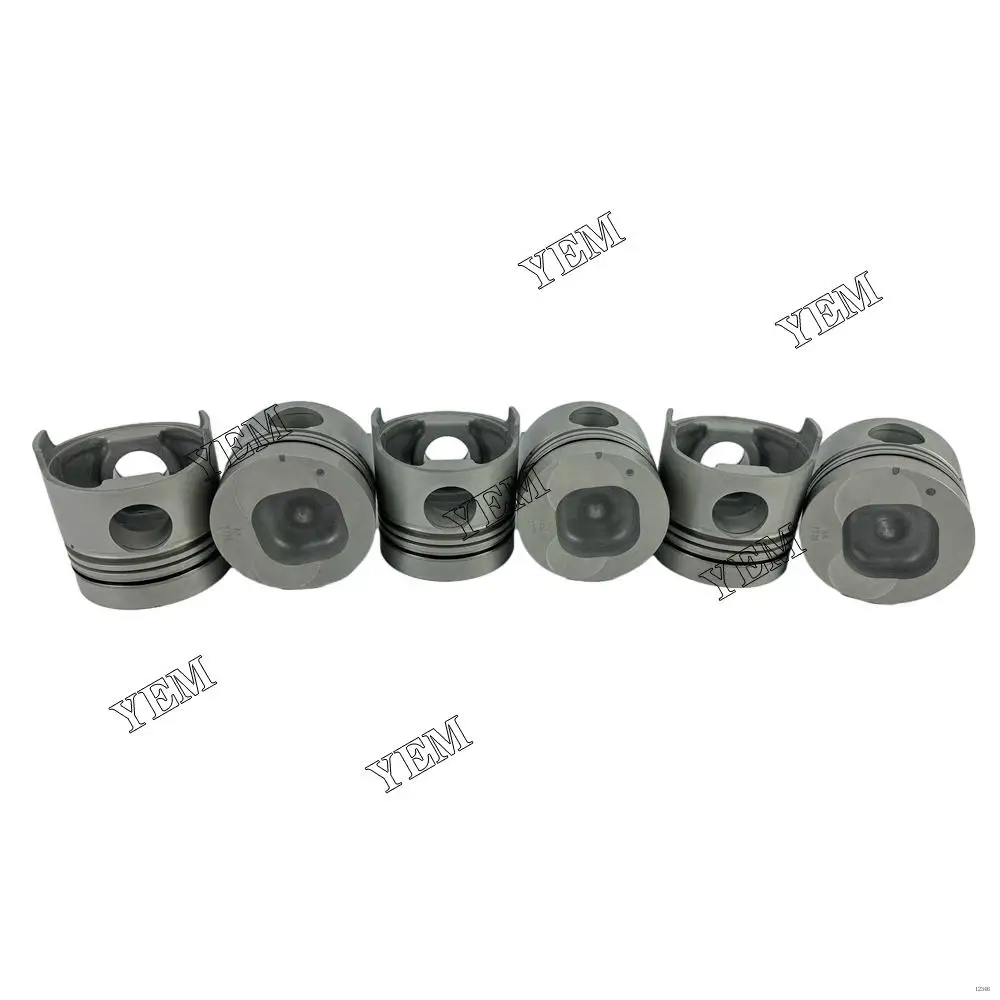 Engine Piston Kit 066500-3720 For Isuzu 6BD1