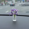 Bottiglia di fiori di bocciolo di stella viola