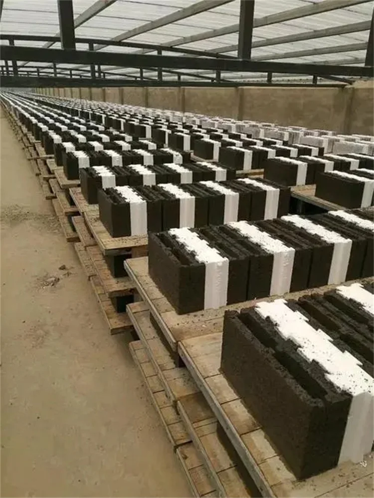 Qt815 Polystyrene Cement Block Making Machine New Condition EPS Concrete Brick Machine Construction Polystyrene Production