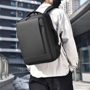 OMASKA Custom Waterproof Business Mochilas 17 Inch Large Capacity Nylon Extension Men Laptop Backpacks