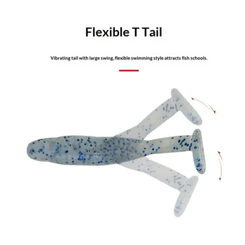 Factory Wholesale Fish T-Tail Lure Bait 30mm 02g Glow-in-the-Dark Root Fishing Jerkbait Pack of 20 – Minnow – view 4
