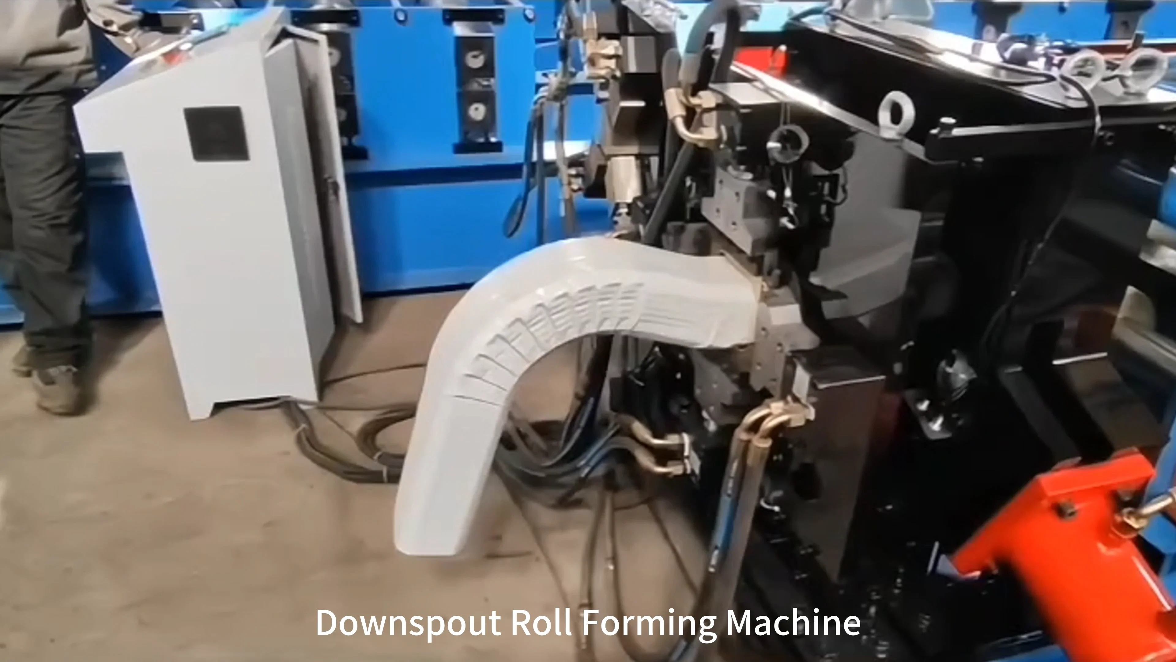 Willing Storage Rack Rain Gutter Downspout Elbow Roll Forming Machine