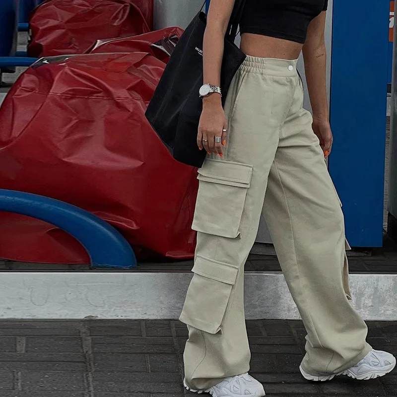 Ladies Combat Cargo Trousers Womens Workwear Multi Pocket Work Pants  eBay