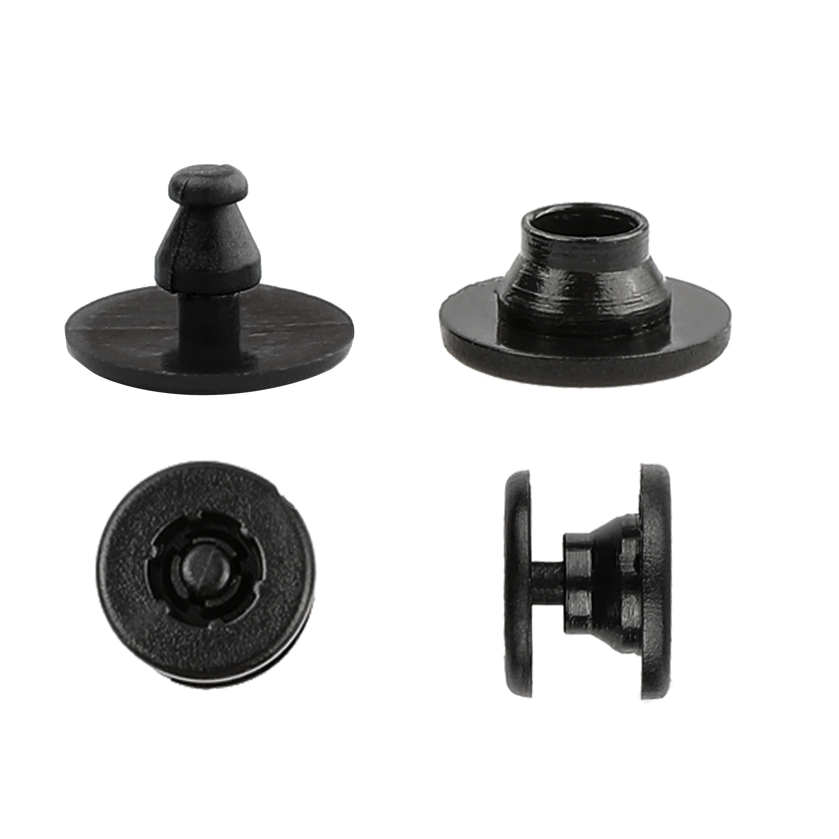 10mm  One Time Using Disposable DuPont Paper Tape Two Parts Plastic Snap Button for Wristband Bracelet Snap Lock Clasp Clip