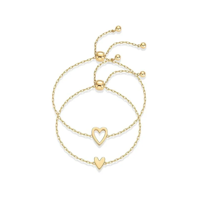 Golden Heart Bracelet Model