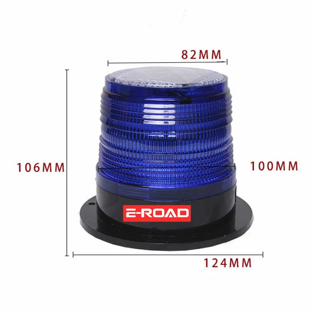 Светодиодная аварийная вспышка стробоскопический маячок Солнечная сигнальная лампа