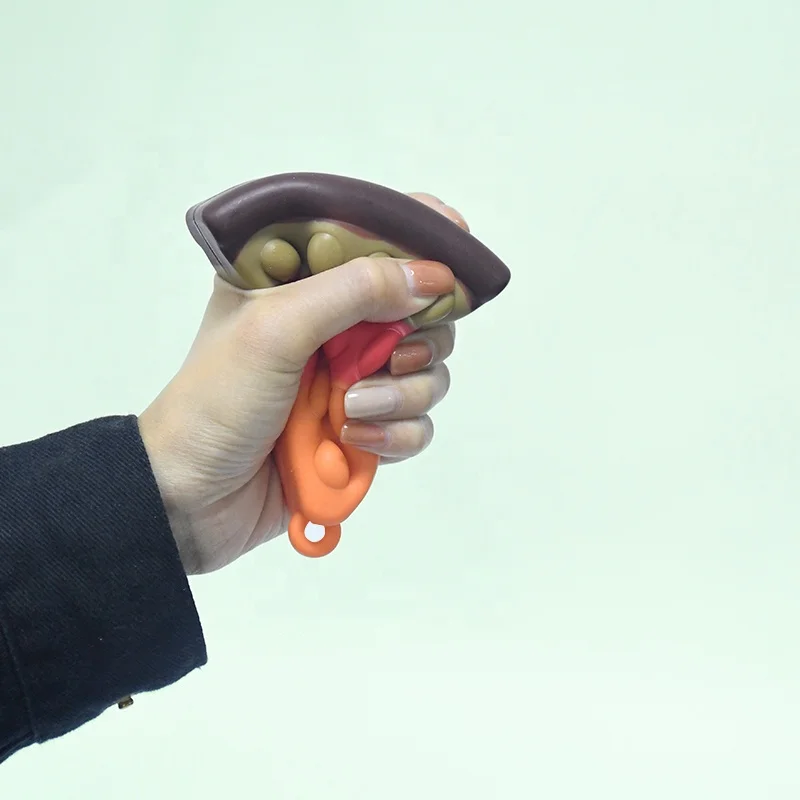 Силиконовая пузырьковая игрушка-антистресс для пиццы C сенсорные игрушки-непоседы детей и взрослых снятие стресса силиконовая сжимаемая игрушка