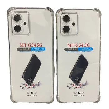 Top Selling Moto G24 G04 G34 Mobile Phone Cases Transparent TPU Airbag Anti-Drop Cover for Power Devices Wholesale Available