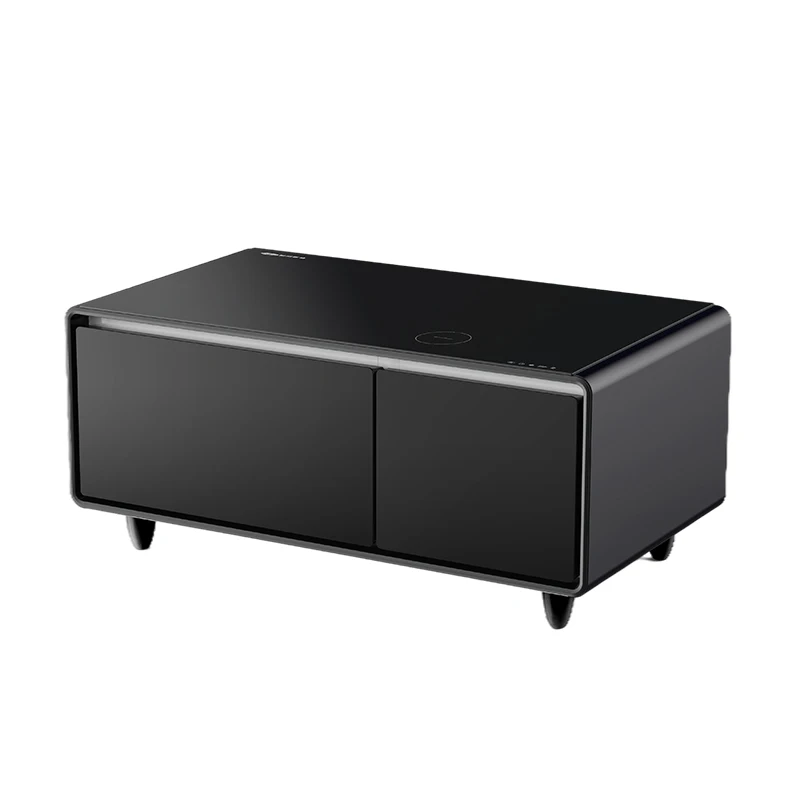Multifunctional Smart Home Furniture Coffee Table Fridge 90L Refrigerator Smart Coffee Table with Wireless Charging