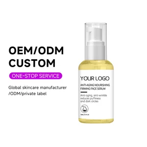 OEM ODM Fast Whitening Serum Pigmentation Black Skin Remover Niacinamide Face Color Correction Essence Bean Facial Serum