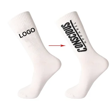 custom sock with logo wholesale cotton design sports socks