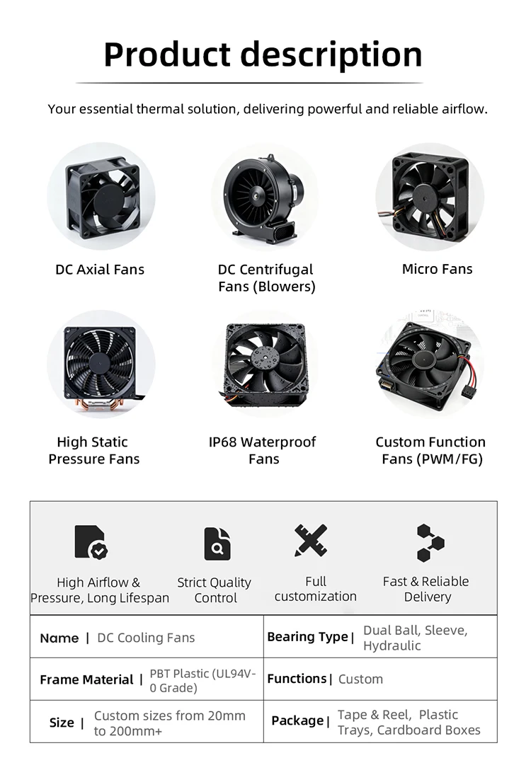 Brushless Axial Fan, INNOOTEC, 60mm, 12V, 3700 - detail 4