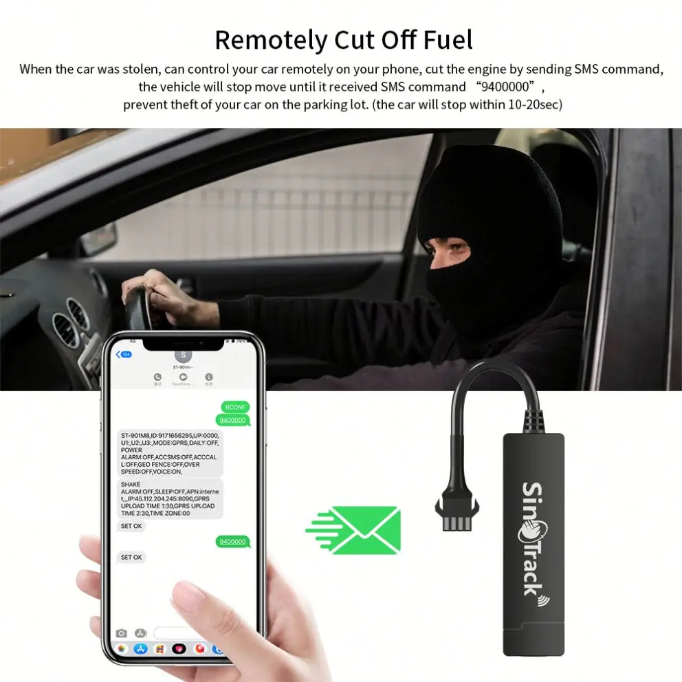 SinoTrack ST-901A Google Map Gps Tracking Device For Electric Scooter Bicycle GPS Tracker Car With Free GPS Tracking System