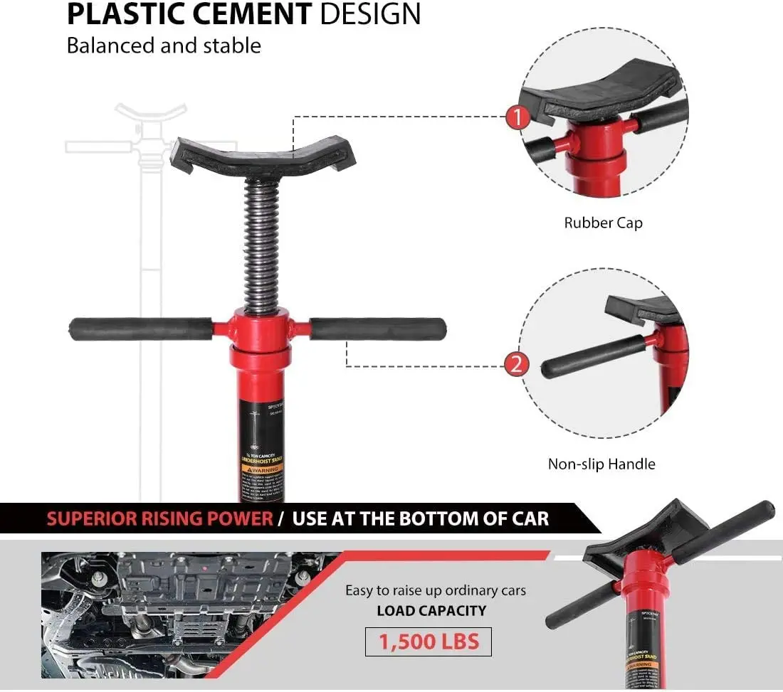 Профессиональная подставка для подподъемника 3/4 тонн грузоподъемность 1500 фунтов с прочным основанием от 1 3 до 2