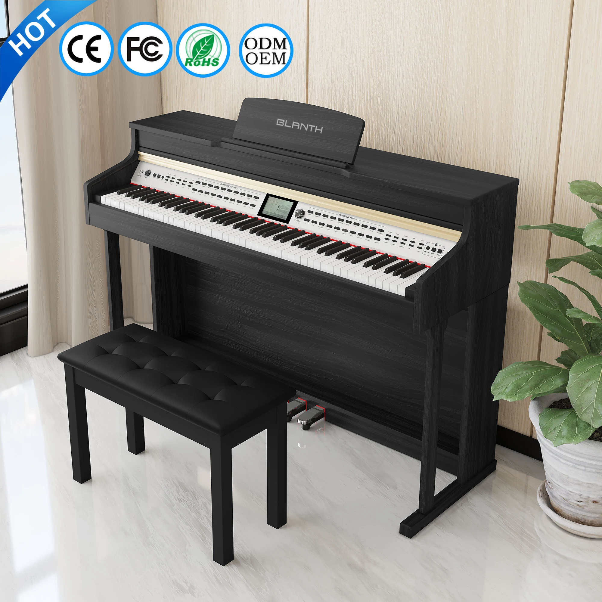 BLANTH Keyboard Instruments Electric Piano Keyboard Digital Piano Electronic Music Instrument Piano for Sale