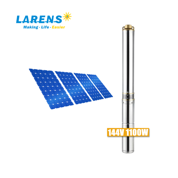 Larens 4 дюйм (ов) солнечный насос системы солнечной хорошо DC 1100 Вт Солнечный водяной насос для колодезной воды
