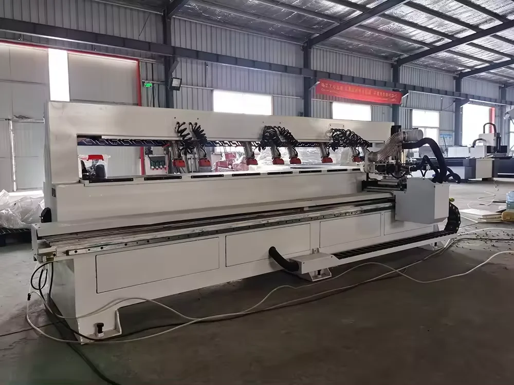 Factory 3-In-1Pvc Mdf Boards Drill 90 Degrees Slotting Cnc Laser Side Drilling Hole Woodworking Milling Hinge Siding Machines
