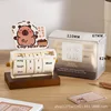 Wheel perpetual calendar-no internal friction