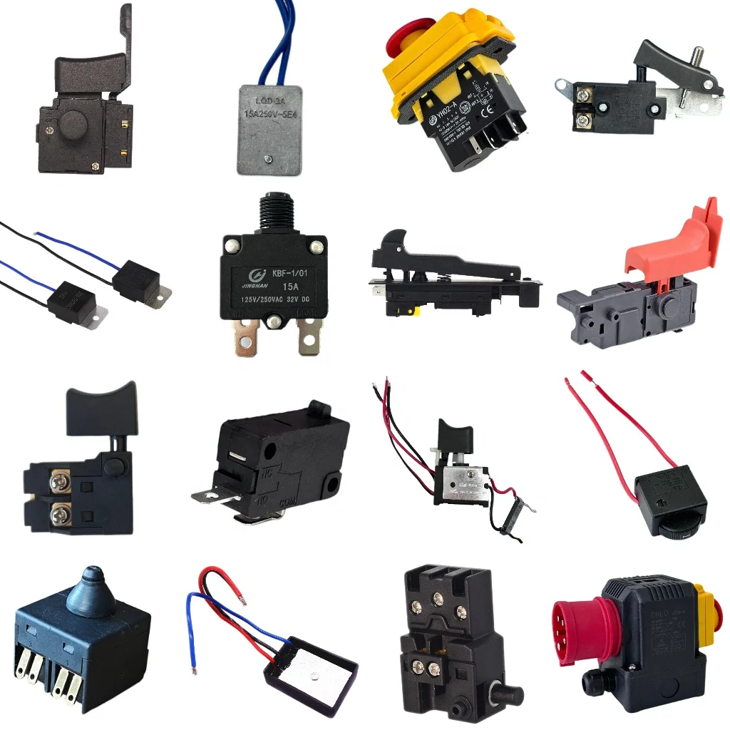 အဆင့်မြင့်လျှပ်စစ်ကိရိယာအစိတ်အပိုင်း ဒရိလ် ခလုတ်