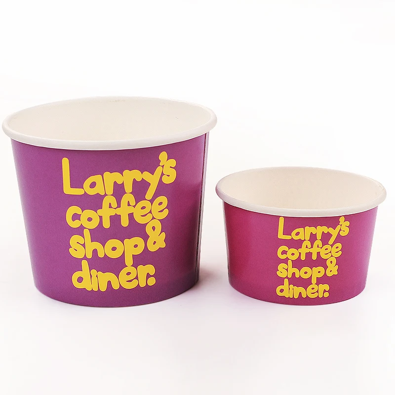 タイプ 3オンス5オンス8オンス16オンス20オンス使い捨てアイスクリーム紙コップ蓋付き Buy 16oz Ice Cream Paper Cup,8oz Ice Cream Paper