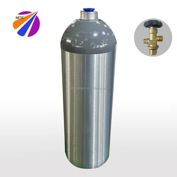 NETC Aluminum Cylinders for Beverage 13.4L 10KG CO2  Gases Cylinder DOT CE ISO7866 Certification