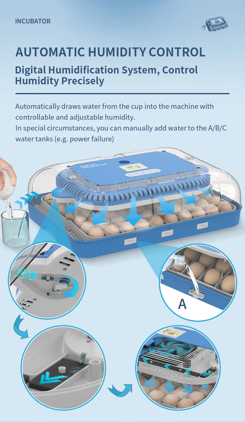 HHD 138 Rolling Best Automatic Egg Incubator Machine Solar Egg Incubator for Duck