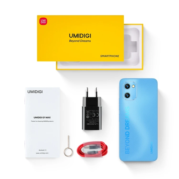 UMIDIGI G1 Max HD Camera Phone - 50MP, 6GB+128GB, Android 12