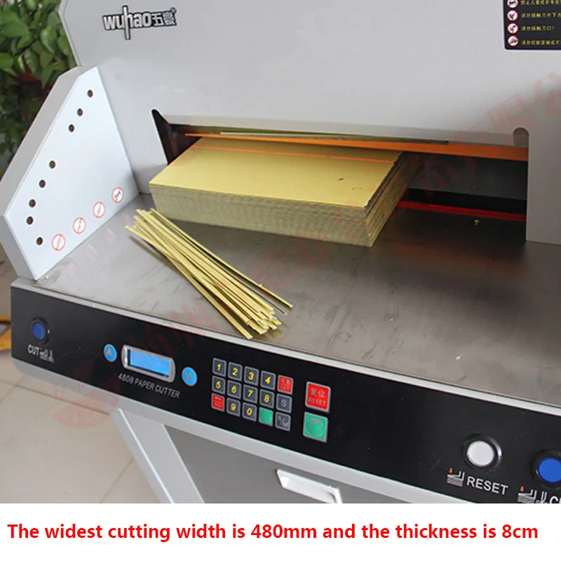 4808hd electric guillotine paper cutter 480mm