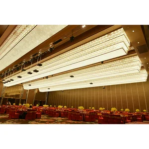 MAJ Lighting Commercial Custom Gold Large Luxury Crystal Chandelier for Hotel Lobby Banquet Hall Villa