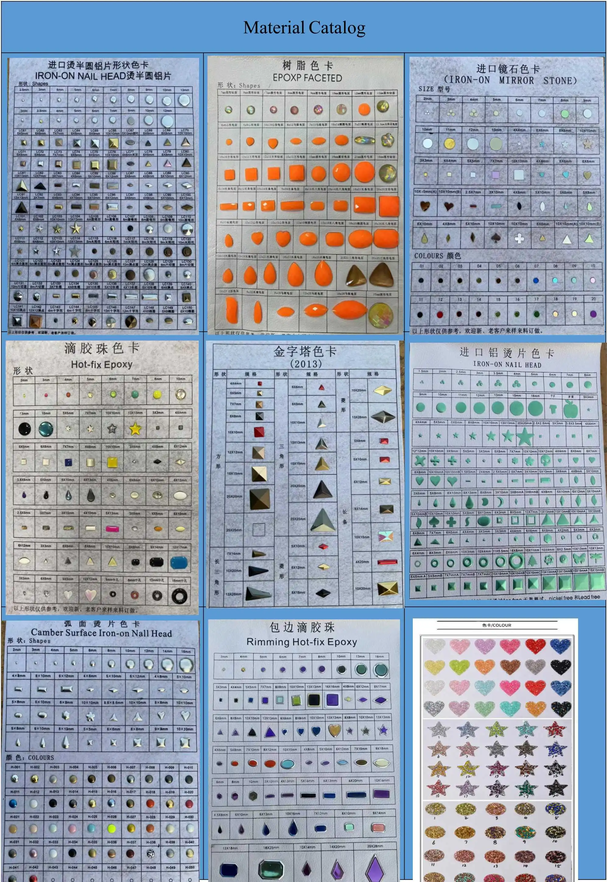 material catalog