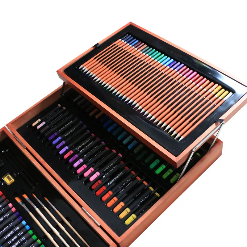 174 Pieces Artists Painting and Drawing Set With Beautiful Black