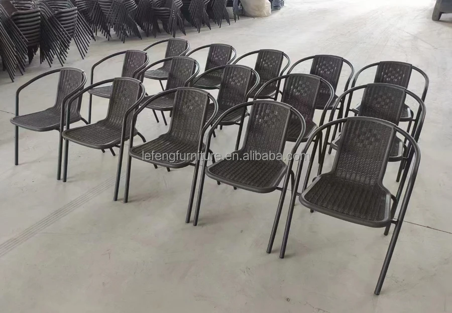 Cheap Outdoor Furniture Popular Garden Rope Weave Pe Rattan Dining