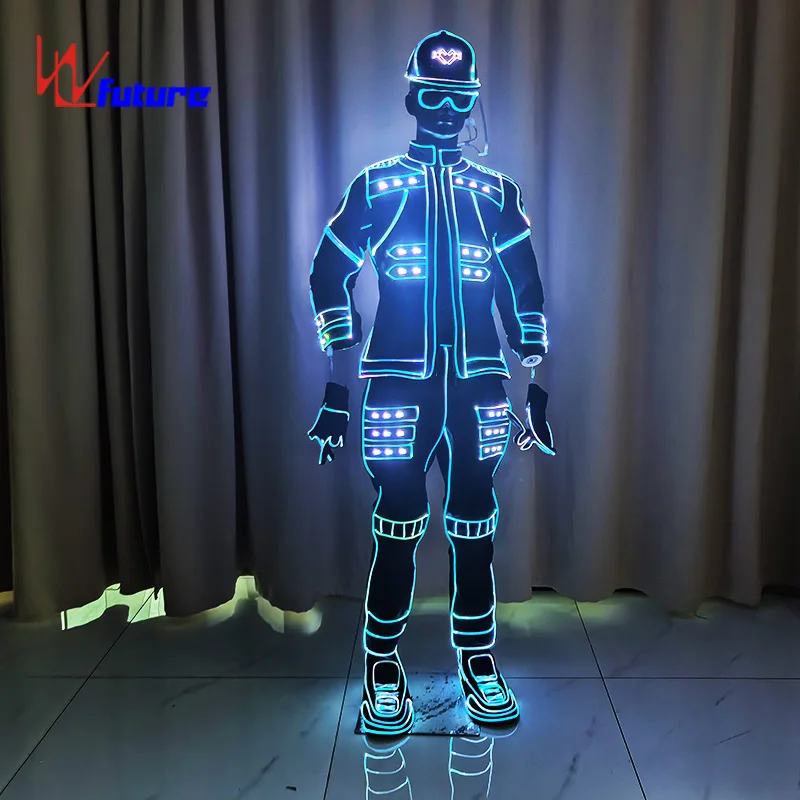 WL-415 DMX Luminous LED Jacket for Tron Dance Suit Costume