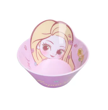 Disney Rapunzel bowl Cartoon Melamine tablewares dinnerware dining ware sou noodle 3Dshape bowl