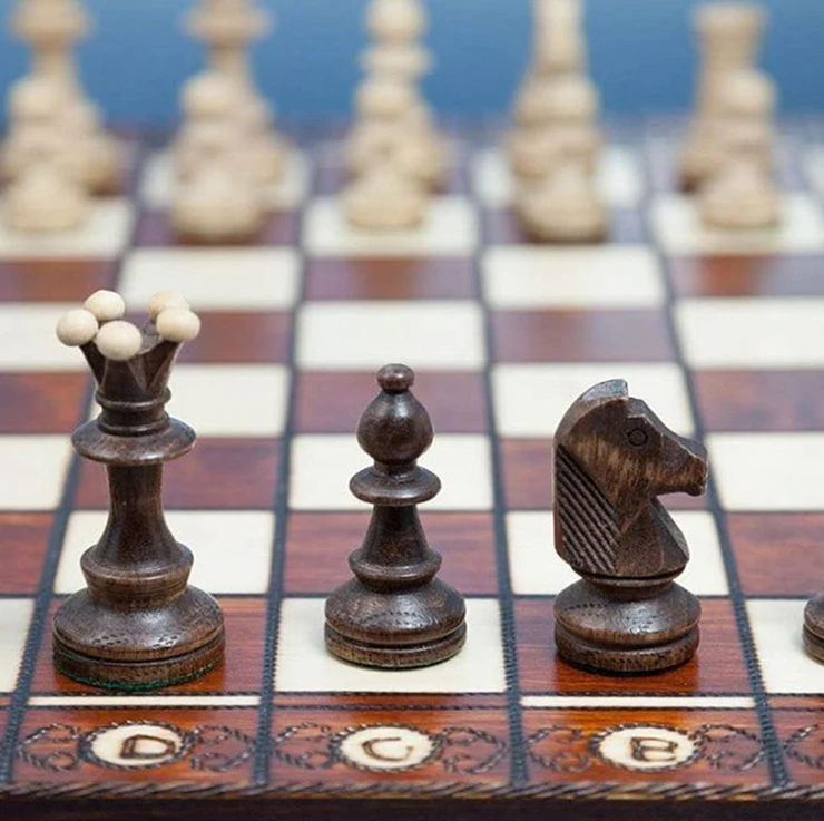 Manufacturer Custom New Design Folding Chess and Checkers Game Set for 4 Players