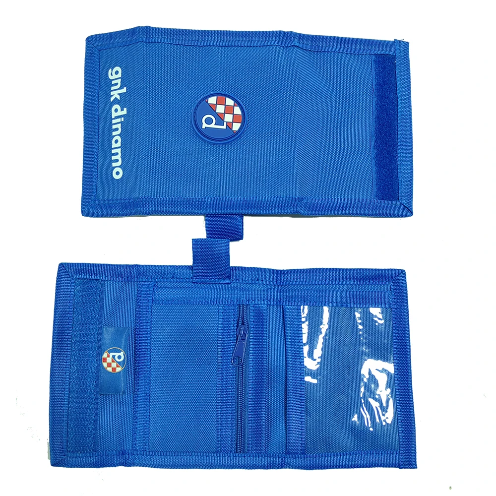 Custom Logo Printable Waterproof Trifold Mini Zipper Kids Coin Purse Kids Card Holder Kids ...