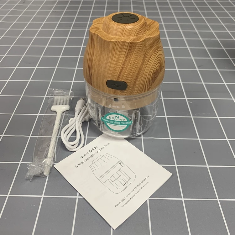 Миниатюрная электрическая измельчитель чеснока Перезаряжаемый USB для овощей пресс мяса комбайн фруктов