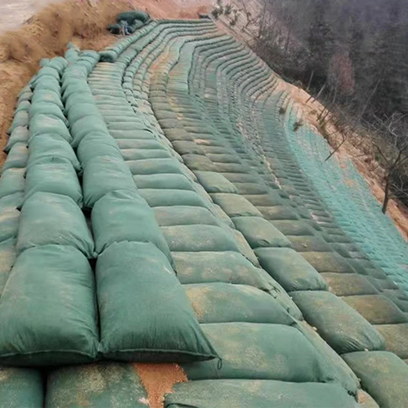 Mountain Steep Slope Erosion Control Geotextile Long Bag for Sand Geo Container Geobag for Landslide protection