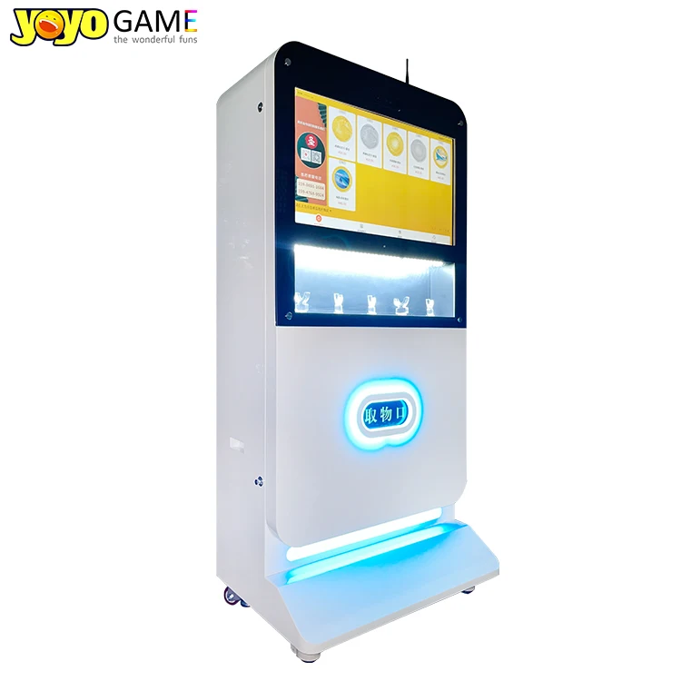 32 Inch Touchscreen Medal Vending Machine with 300-600 Pcs Capacity and 110-240V Voltage for Souvenir Coins