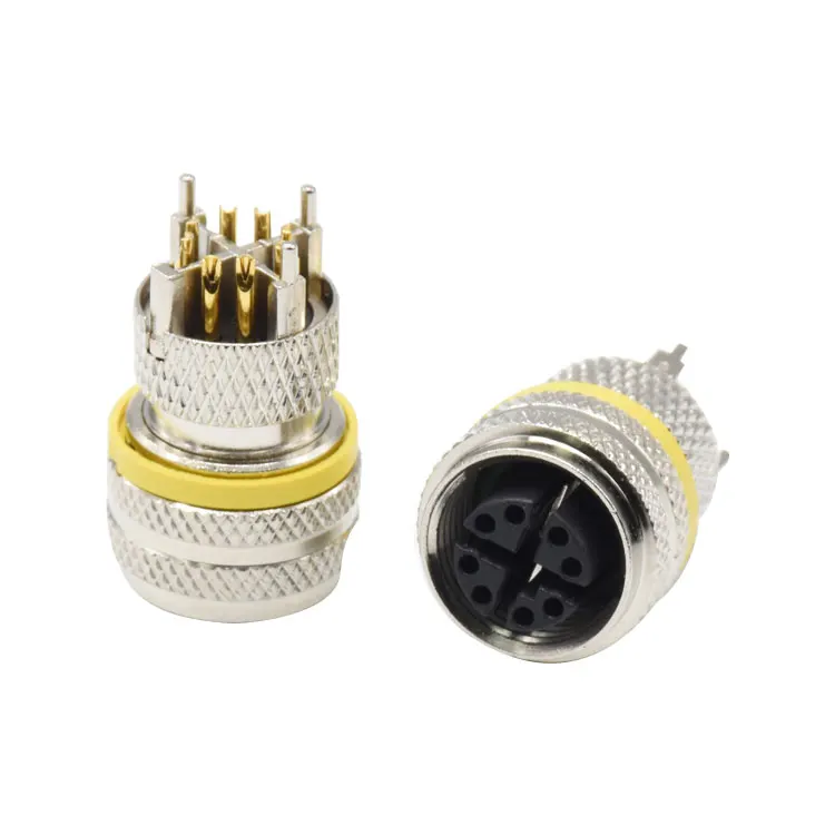 M12 X Code Connector 8 Pin Female Plugs waterproof Electronic Moldable Male Plugs M12 Connector