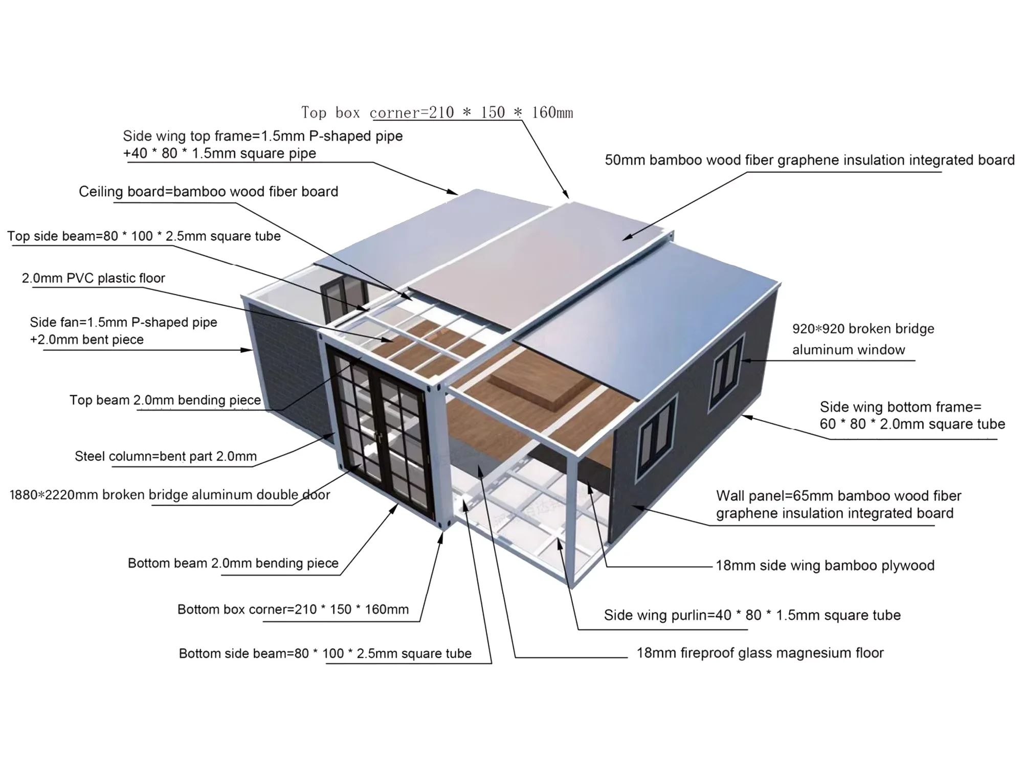 20ft Mobile Expandable Container House